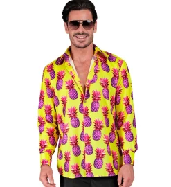 Neon Ananas Skjorte Gul