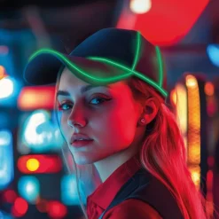 Neon LED Kasket Blå