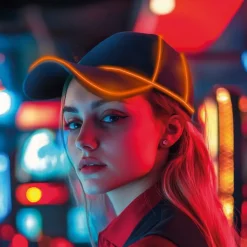 Neon LED Kasket Lilla