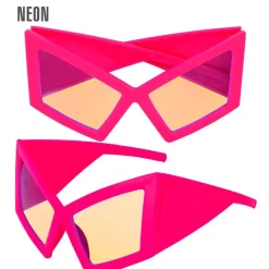 Neon Lyserøde Partybriller