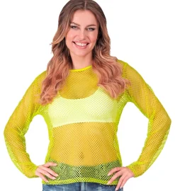 Neon Netbluse Gul