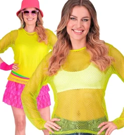 Neon Netbluse Gul