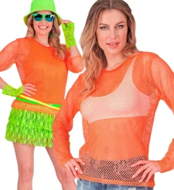 Neon Netbluse Orange