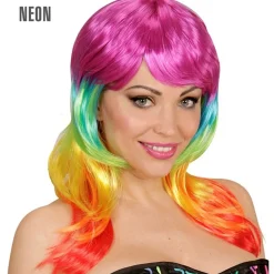 Neon Paryk Regnbue
