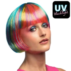 Neon UV Paryk Multifarvet