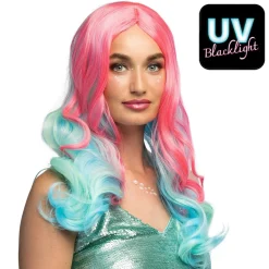 Nixie UV Paryk Pink/Turkis