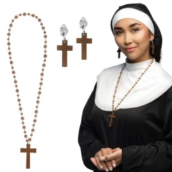 Nonne Smykkesæt Brun