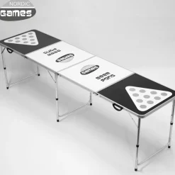 Nordic Games® Beer Pong Sæt Med Bord, Bolde & Krus
