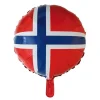 Norge Folieballon Rund