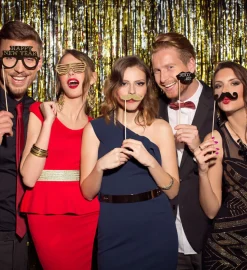 Nytår photoboot rekvisitter