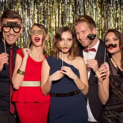 Nytår photoboot rekvisitter