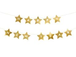 Nytårs Guirlande Guld