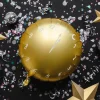 Nytårsklokke Folieballon Guld