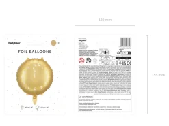 Nytårsklokke Folieballon Guld