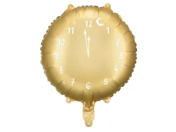 Nytårsklokke Folieballon Guld