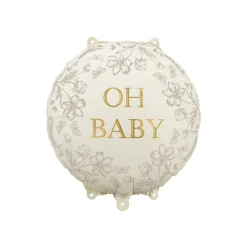 Oh Baby Blomster Folieballon
