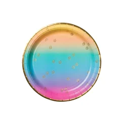 Ombre Paptallerkener Pastel
