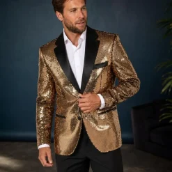Opposuits Groovy Gold Pailletblazer