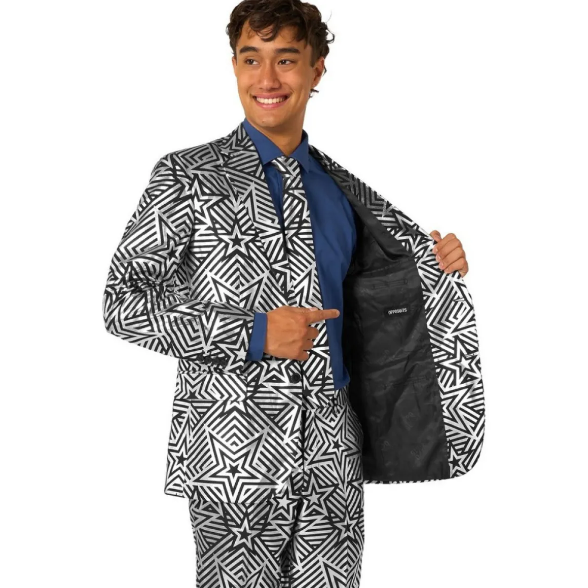 Opposuits® Silver Geo Star Jakkesæt