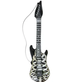 Oppustelig rock guitar, skeleton