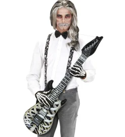 Oppustelig rock guitar, skeleton