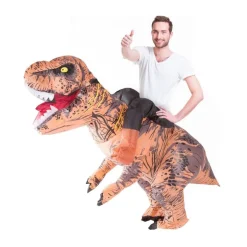 Oppustelig T-Rex Carry Me Kostume