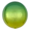 Orbz Folieballon Ombre Grøn/Gul
