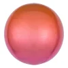 Orbz Folieballon Ombre Rød/Orange