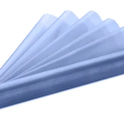 Organza Stofrulle Støvet Blå