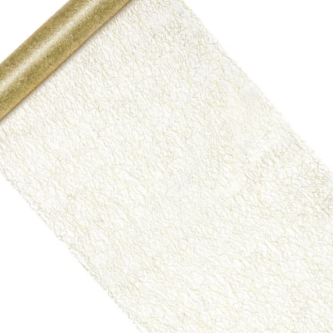 Organza Stofrulle Guld