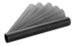 Organza Stofrulle Sort