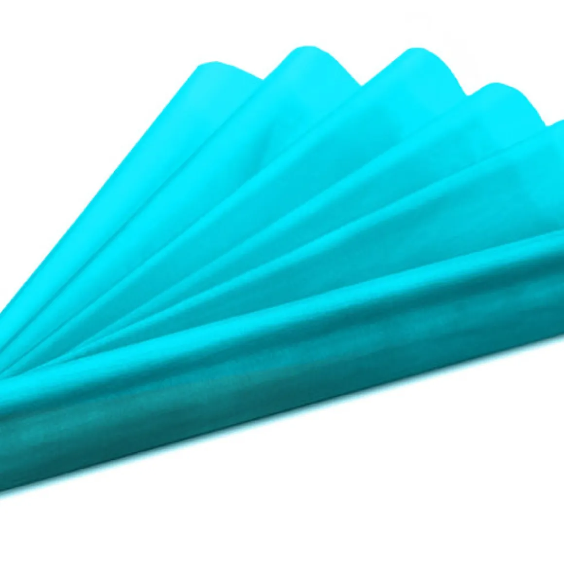 Organza Stofrulle Turkis