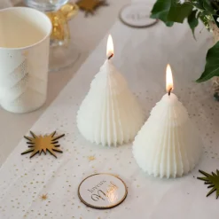 Origami Juletræ Lys Hvid