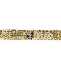 Pailletbælte Guld