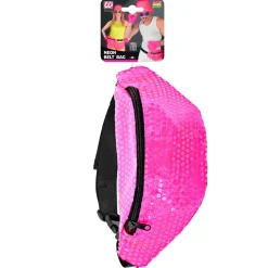 Paillet Bæltetaske Neonpink