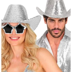 Paillet Cowboyhat Sølv