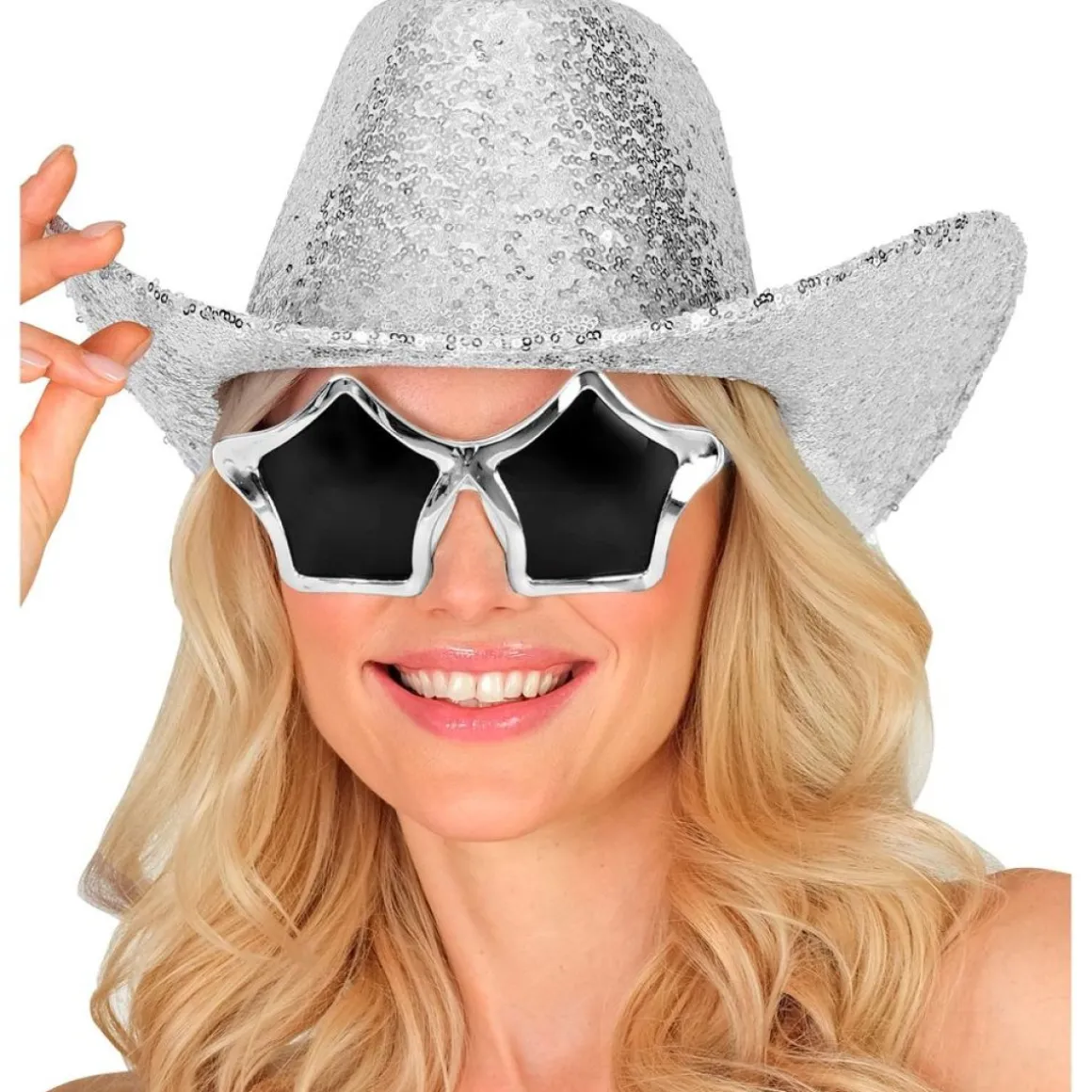 Paillet Cowboyhat Sølv