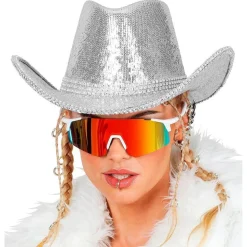 Paillet Cowboyhat Sølv