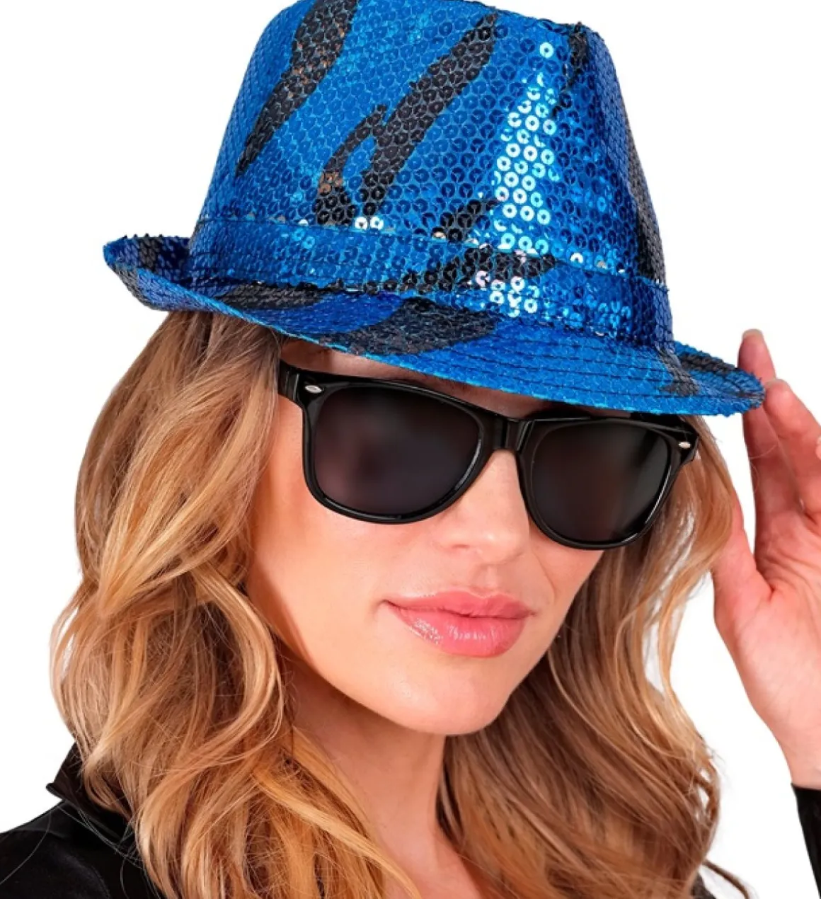 Paillet Fedora Blå