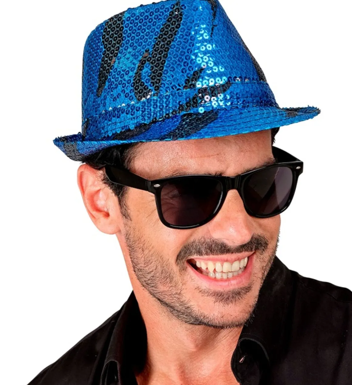 Paillet Fedora Blå