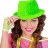 Paillet Fedora Neongrøn