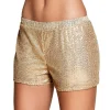 Paillet Hot Pants Guld