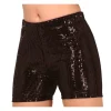 Pailletshorts Sort
