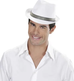 Panama Fedora Hvid