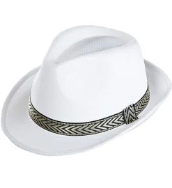 Panama Fedora Hvid