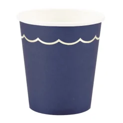 Papkrus Guld/Marineblå