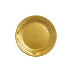 Paptallerkener Guld