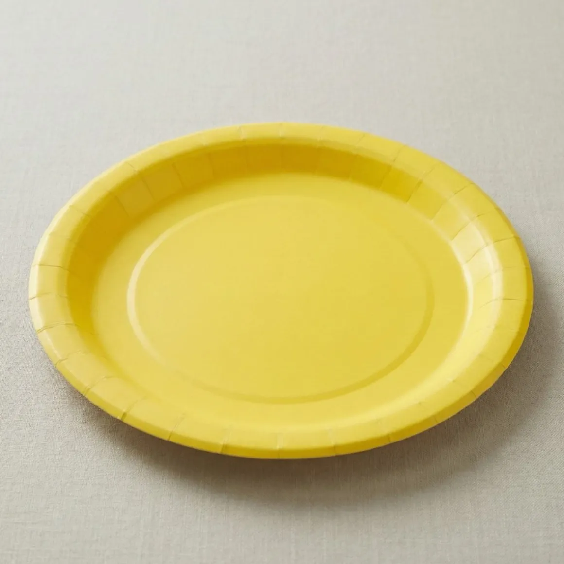 Paptallerkener Gul