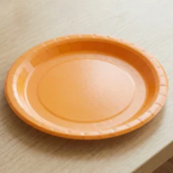 Paptallerkener Lys Orange