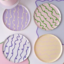 Pastel Bølge Tallerkener
